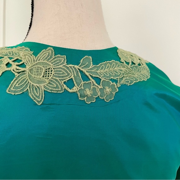 Vintage 50s Silk Bolero Jacket - Picture 4 of 4